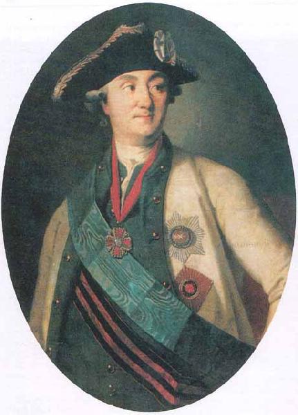 Carl Gustav Carus Portrait of Alexei Orlov